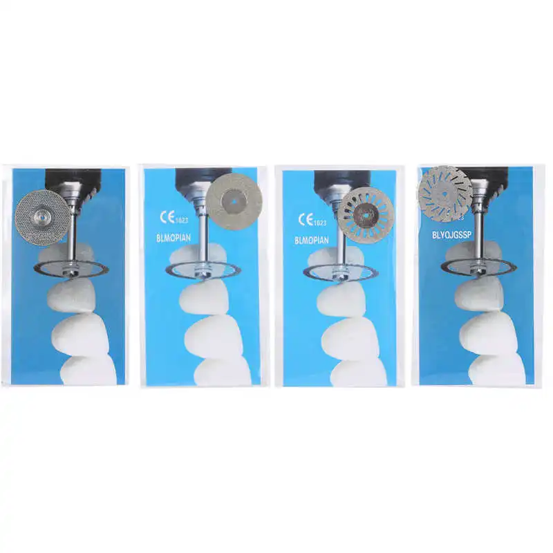 5 шт./компл. стоматологический Двусторонняя Алмазный диск стоматологическая