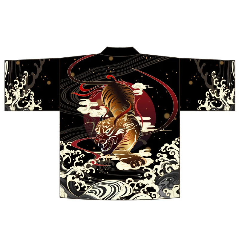 

Kimono Japanese Style Japanese Cosplay Custom Ice Silk Material Dao Robe Improved Hanfu Casual Jacket