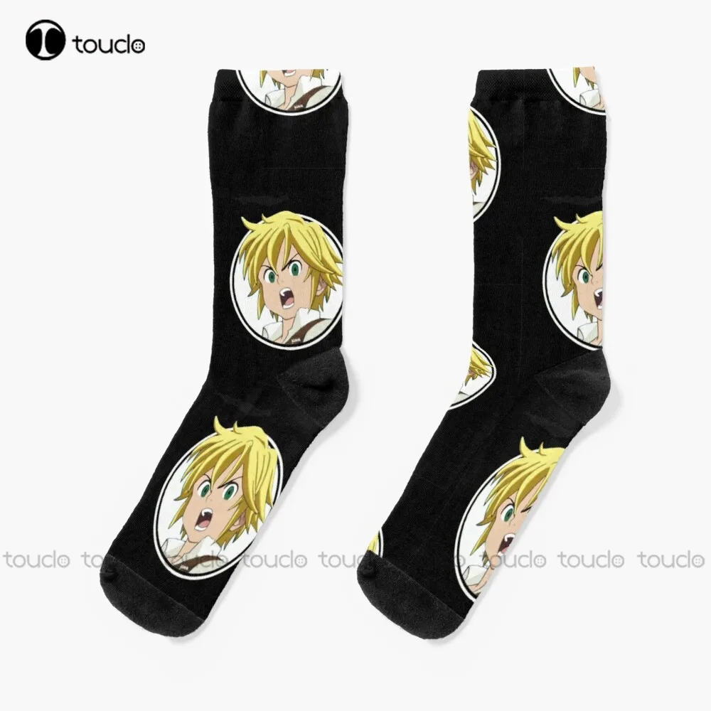 

Seven Deadly Sins - Meliodas (Sin Of Wrath) Socks Fun Socks For Women Personalized Custom Unisex Adult Teen Youth Socks Gift