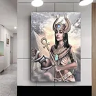 5d алмазная живопись, круглая Алмазная вышивка, египетская королева, 3d узор, наборы для вышивки крестиком, мозаика, змея, женщина, вышивка, декор X60