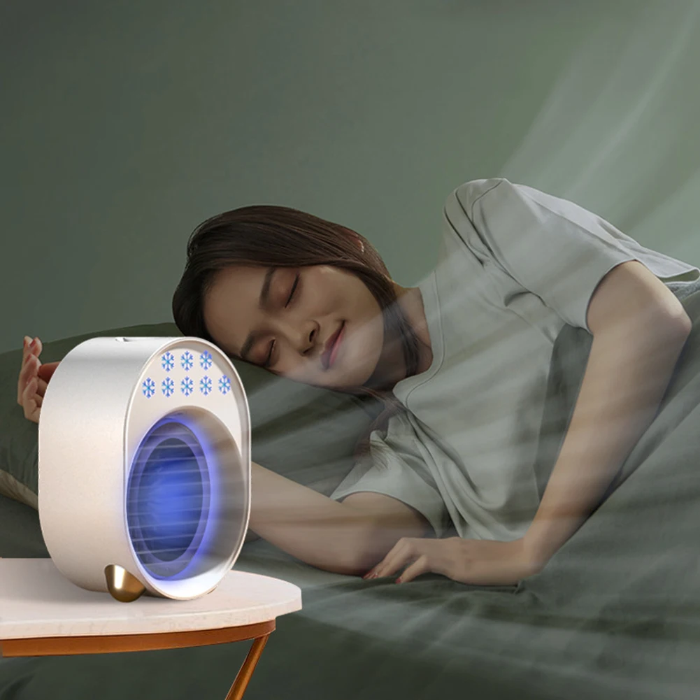 

Portable USB Quiet Nano Spray Air Cooler Humidifier Fan Summer Personal Desktop Table Fan for Office Bedroom School Travel