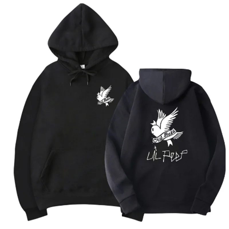 Новинка 2020 г. Lil Peep R.I.P LOVE мужские/женские карманные толстовки с капюшоном Love Lil.