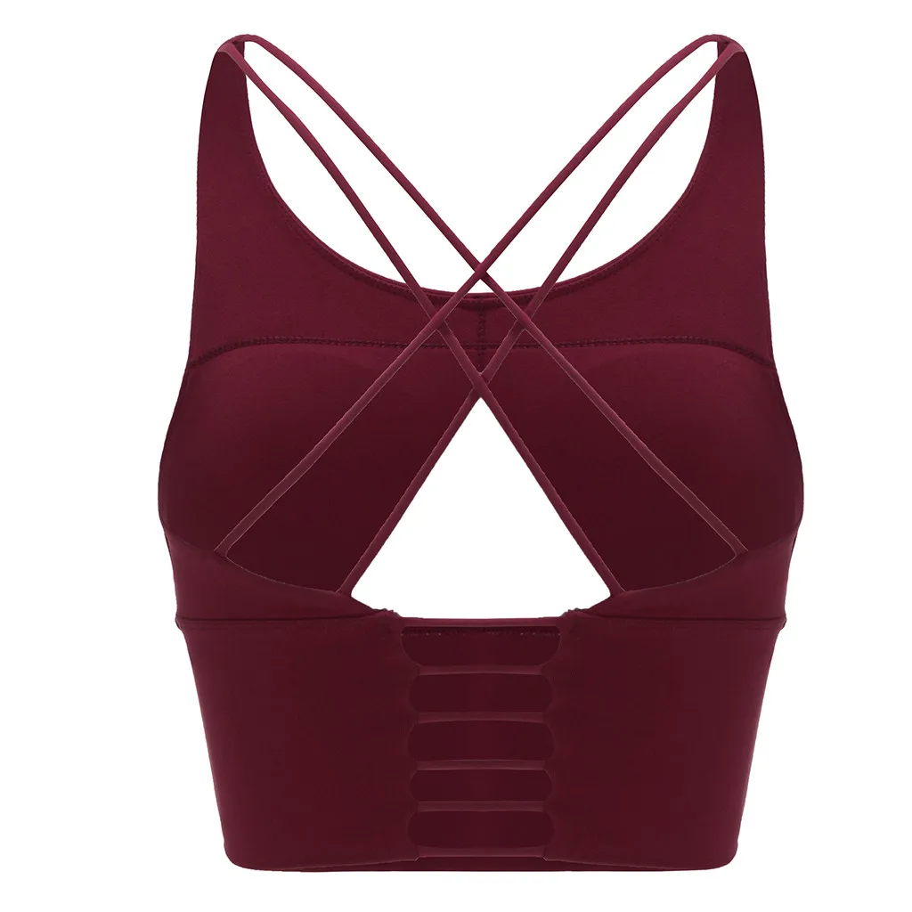 Женский спортивный бюстгальтер спереди сексуальный Brathable топ пуш-ап женский для