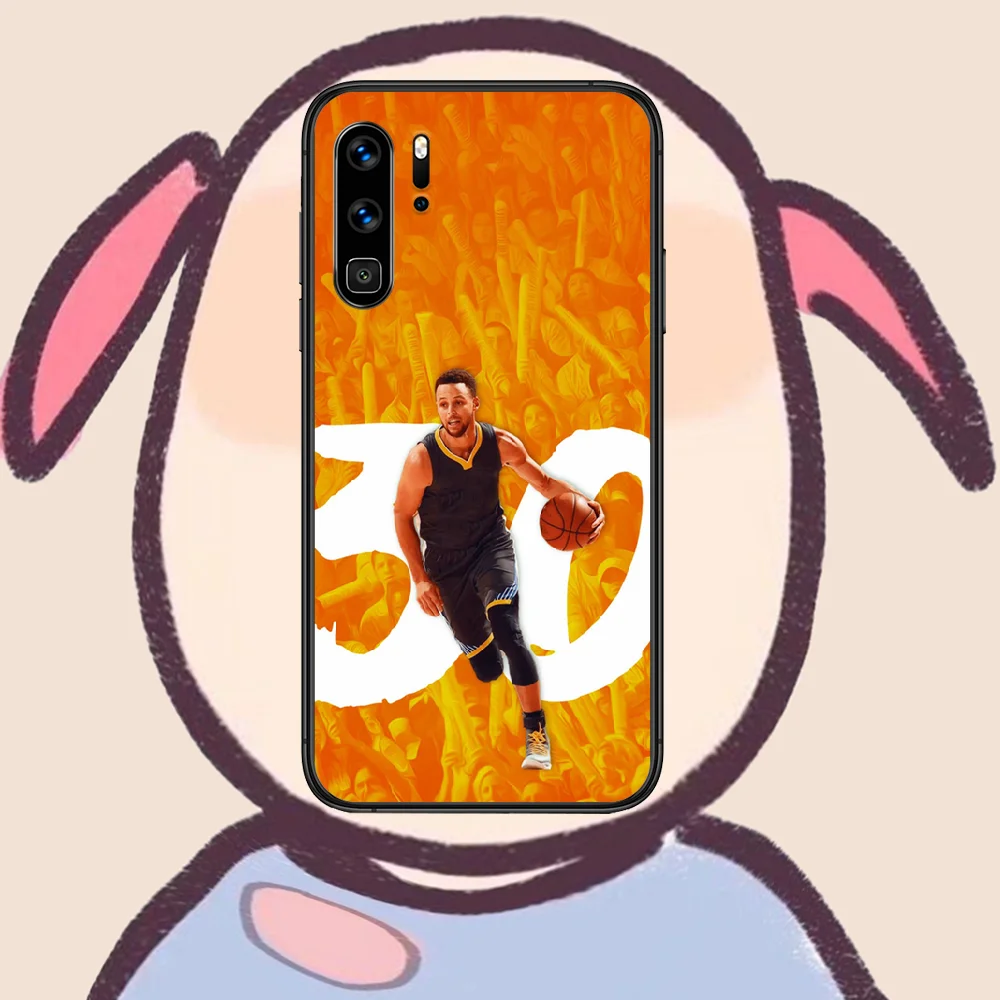 

Stephen Curry basketball Phone Case For Huawei P Mate 10 20 30 40 Lite Pro smart Z 2019 nova 5t black Shell Silicone Back 3D