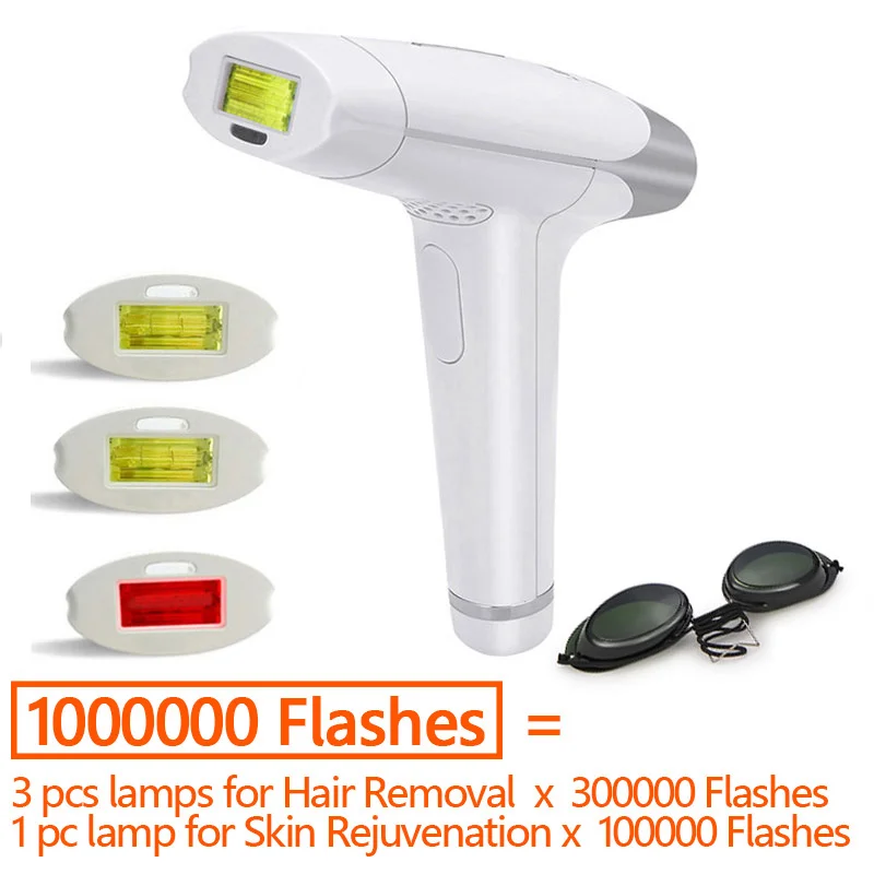 Extra Lamp x 2 Lescolton 2in1 IPL лазерная эпиляция машина лазерная эпиляция Эпилятор постоянный бикини триммер электрический depilador лазерный - Цвет: Extra Lamp x 2