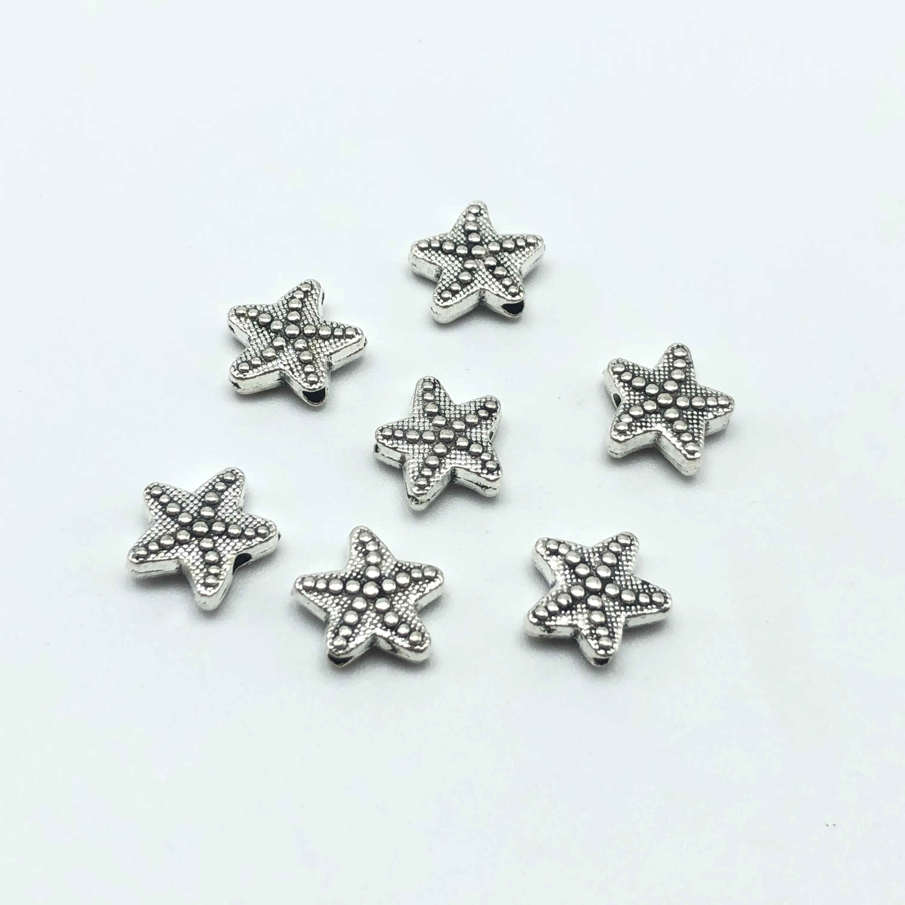 

JunKang 20pcs charm starfish star beads jewelry making DIY handmade bracelet necklace accessories connector