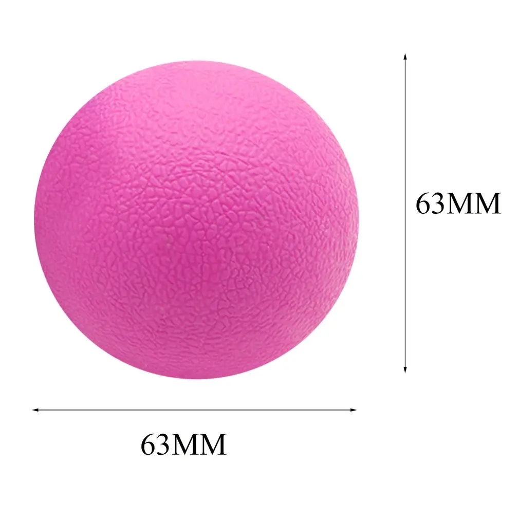 

Fitness Relieve Gym Single Ball Massage Ball Training Fascia Hockey Ball 6.3cm Massage Fitness Balls Relax Muscle Balls