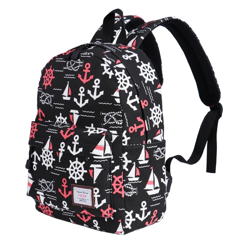 Рюкзак унисекс холщовый для ноутбука девочек и мальчиков | Багаж сумки