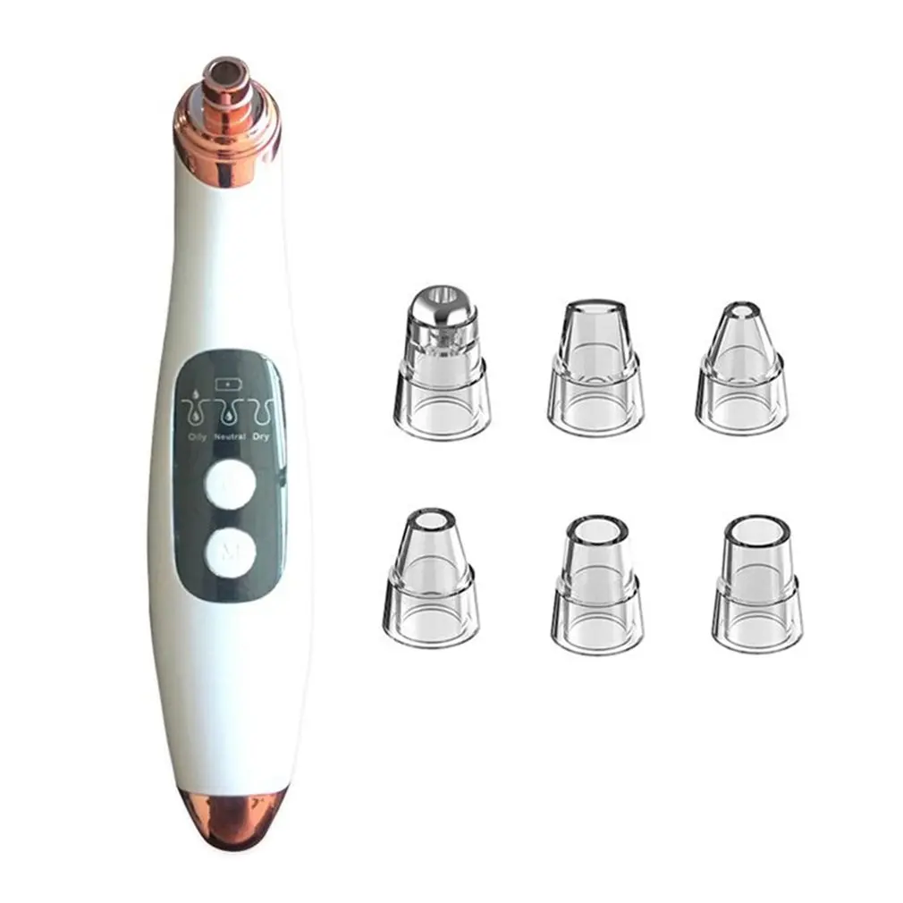 

USB Vacuum Suction Blackhead Remover Spot Acne Black Head Pimple Removal Nose Facial Pore Cleaner Beauty Face Skin Care Tools