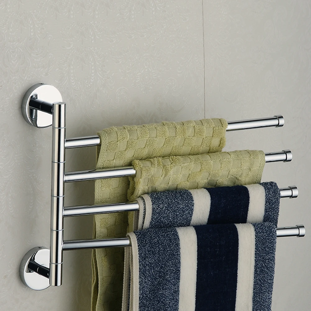 

Bathroom Towel Holder Stainless Steel Towel Rack Towel Bar 4 Layers Towel Holder Kitchen Organizer Rack Bathroom Accessories