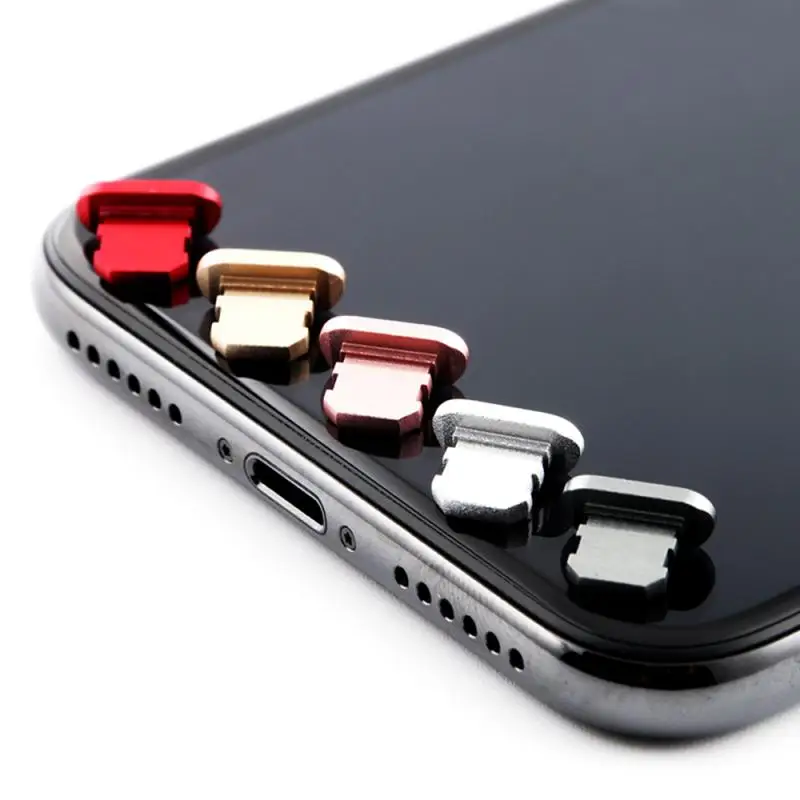 100% Brand New High Quality Mobile Phone Data Port Dust Plug 0.3g Slim Tpu Protective Cover For IPhone X / 8 Plus / 7 / 6s UUU