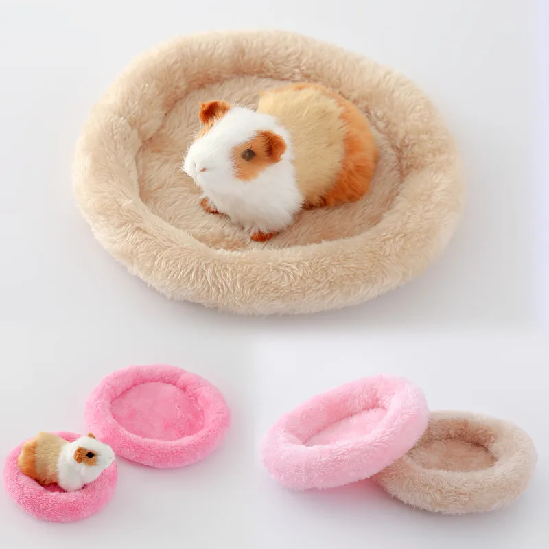 

Small Animal Nest Sleep Mat Pet Dog Cat Bed Pet Cage Cotton House Winter Warm Sofa High Quality Durable Hamster Accessories