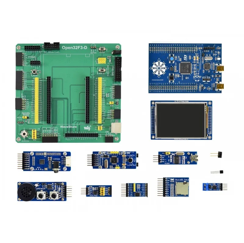 Open32F3 D упаковка B # Stm32 Обнаружение STM32F3DISCOVERY Zigbee ARM Cortex M4 3 2 дюймов 320x240 сенсорный ЖК