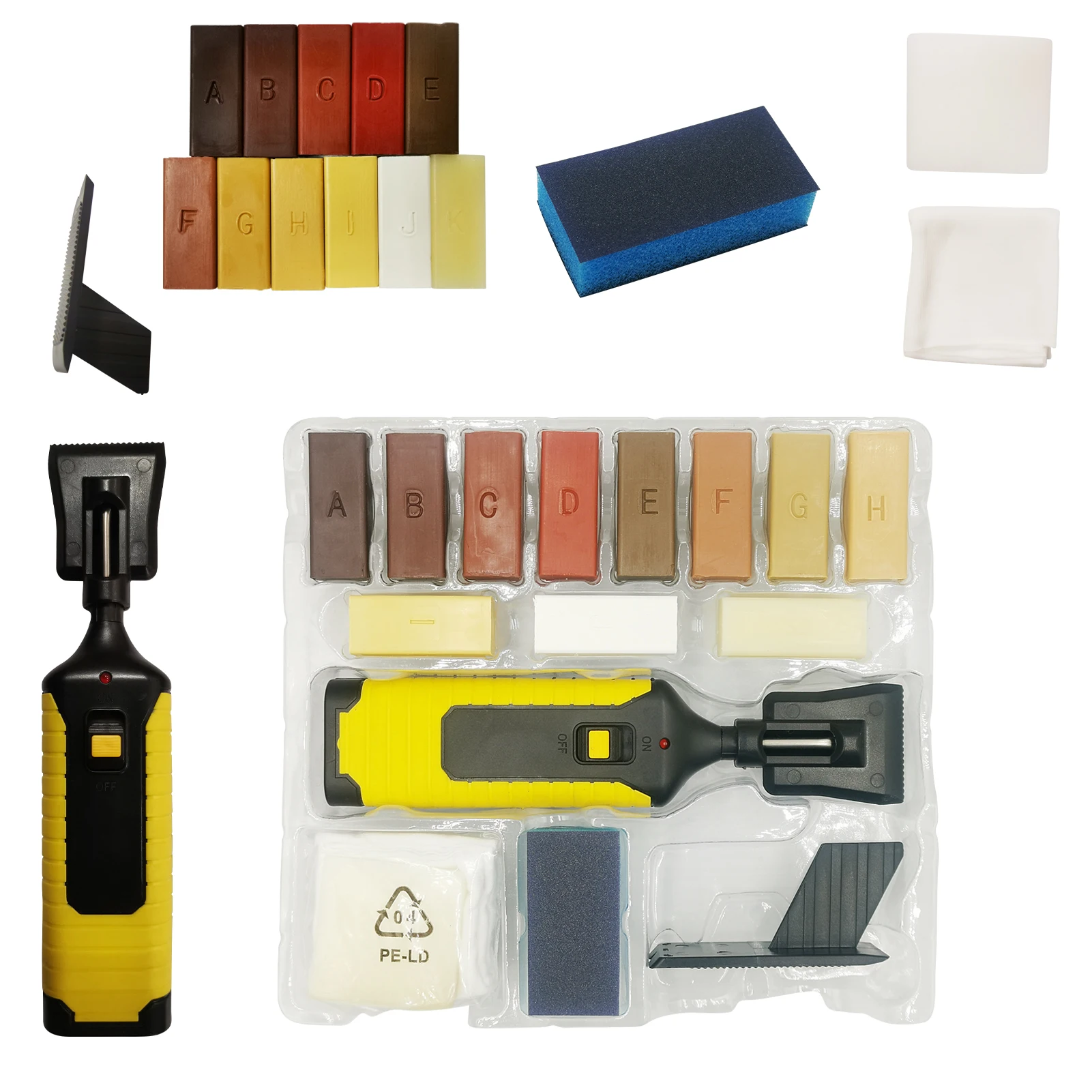 

Hardwood Laminate Flooring Repair Kit Floor Furniture Repairing Kit Wood Scratch Covers Removers Hardwood Laminate Wooden Floor