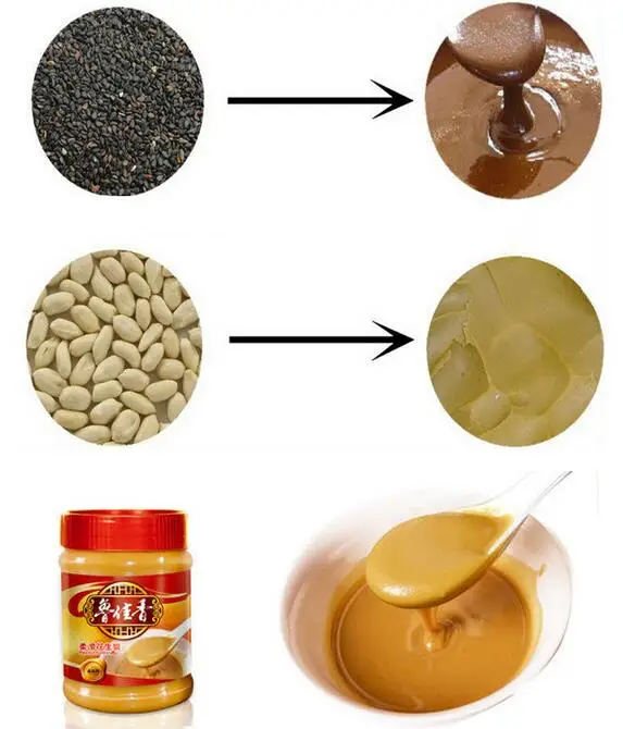 JMS80 Коммерческая Машина Для Производства арахисового масла коллоидная мельница