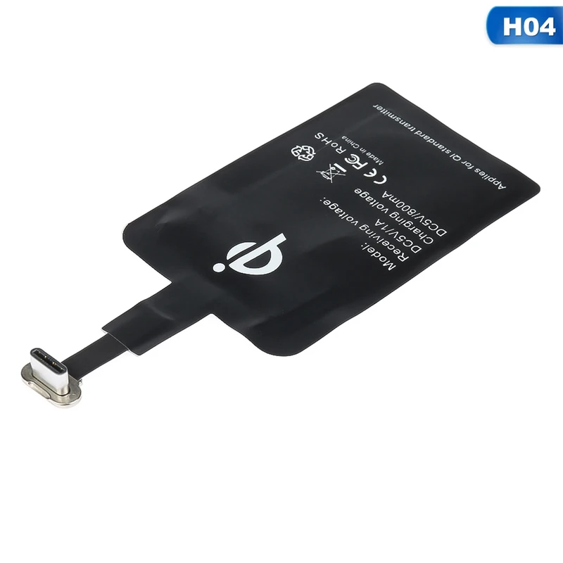 Универсальный Android Qi беспроводной зарядный приемник Micro USB Беспроводное зарядное