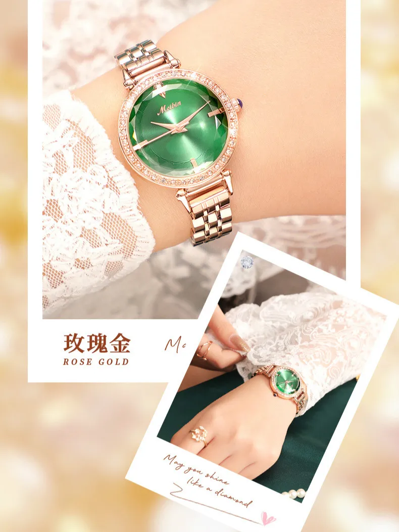 

MEIBIN Drop shipping A++++ Quality Stainless Steel Band Japan Quartz Movement Women Full Rose Gold Ladies Luxury Wrist Watches