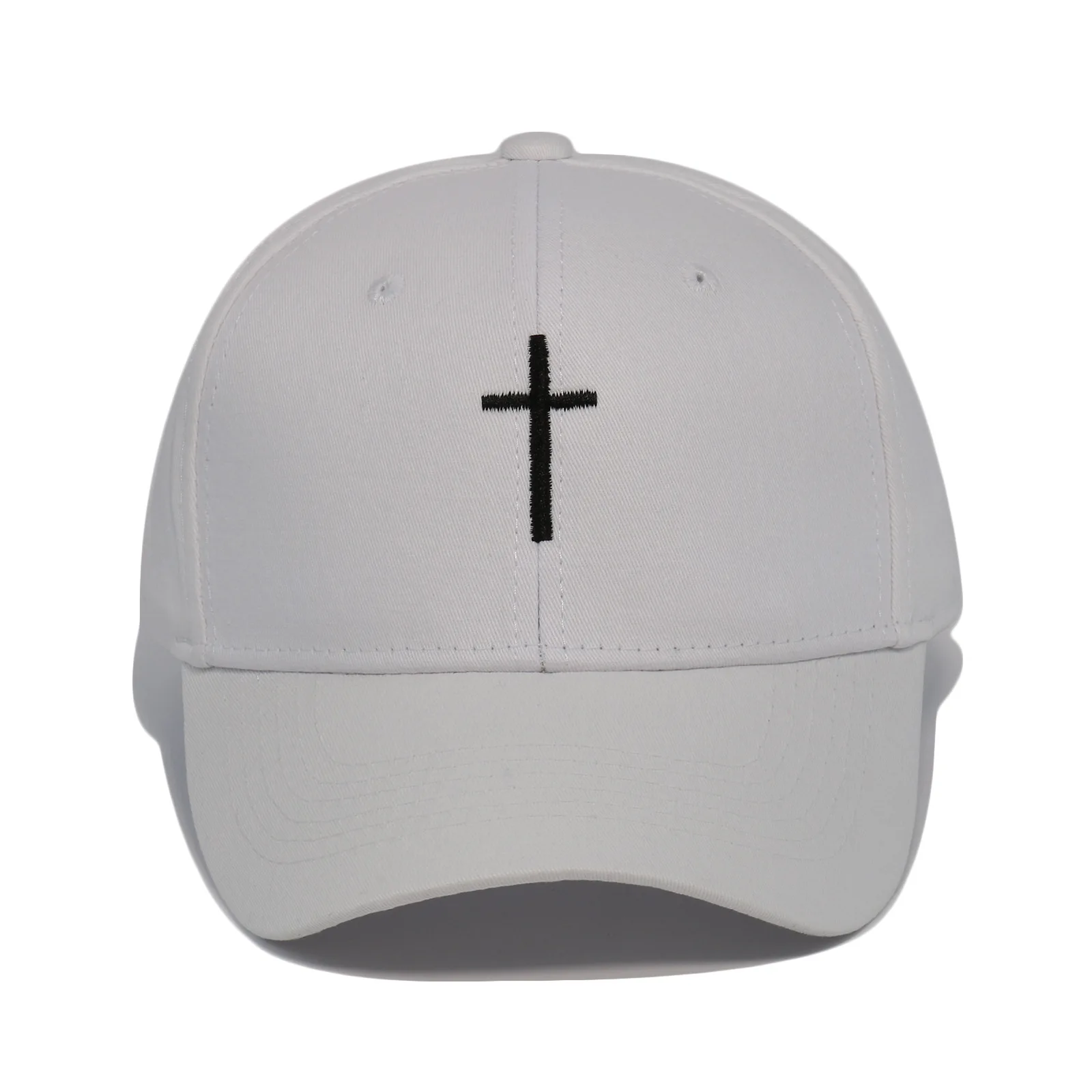 

New Cross cross embroidery dad hat Fashion outdoor outdoor leisure baseball cap