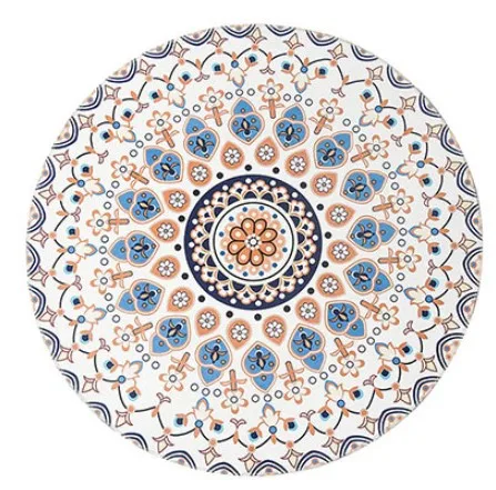 C Этнический Boho напольный коврик для гардеробной и ковры коврик для йоги с мандалой Хиппи Мандала нескользящий круглый ковер для гостиной - Цвет: C