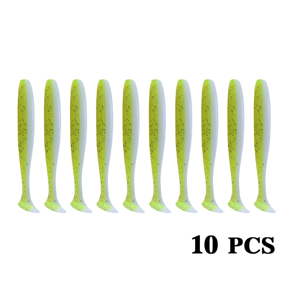 

10pcs/Lot 7CM 10CM Fishing Lures Goods Soft for Wobbler Silicone Bait Pike Perch Artificial Equipment Rapalas of Set Winter