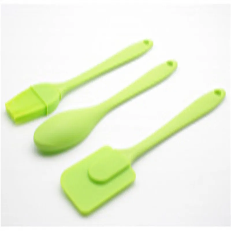 3 шт./компл. силиконовая шпатель для крема и барбекю случайного