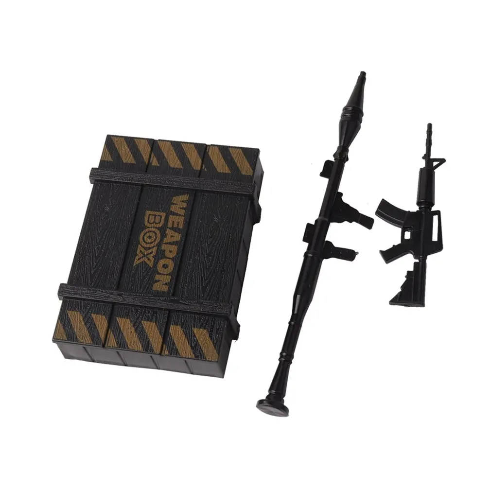 Weapon Box Plastic Storage Case With Toy Accessories Simulation Decoration Parts For 1/10 RC Car Crawler D90 Axial SCX10 | Игрушки и