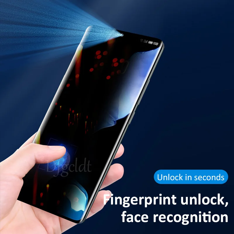 Anti-spy Full Cover Hydrogel Film Huawei Mate 40 40E 20X P30 P40 P50 Pro Privacy Screen Protector Huawei Nova 7 8 Pro no glass