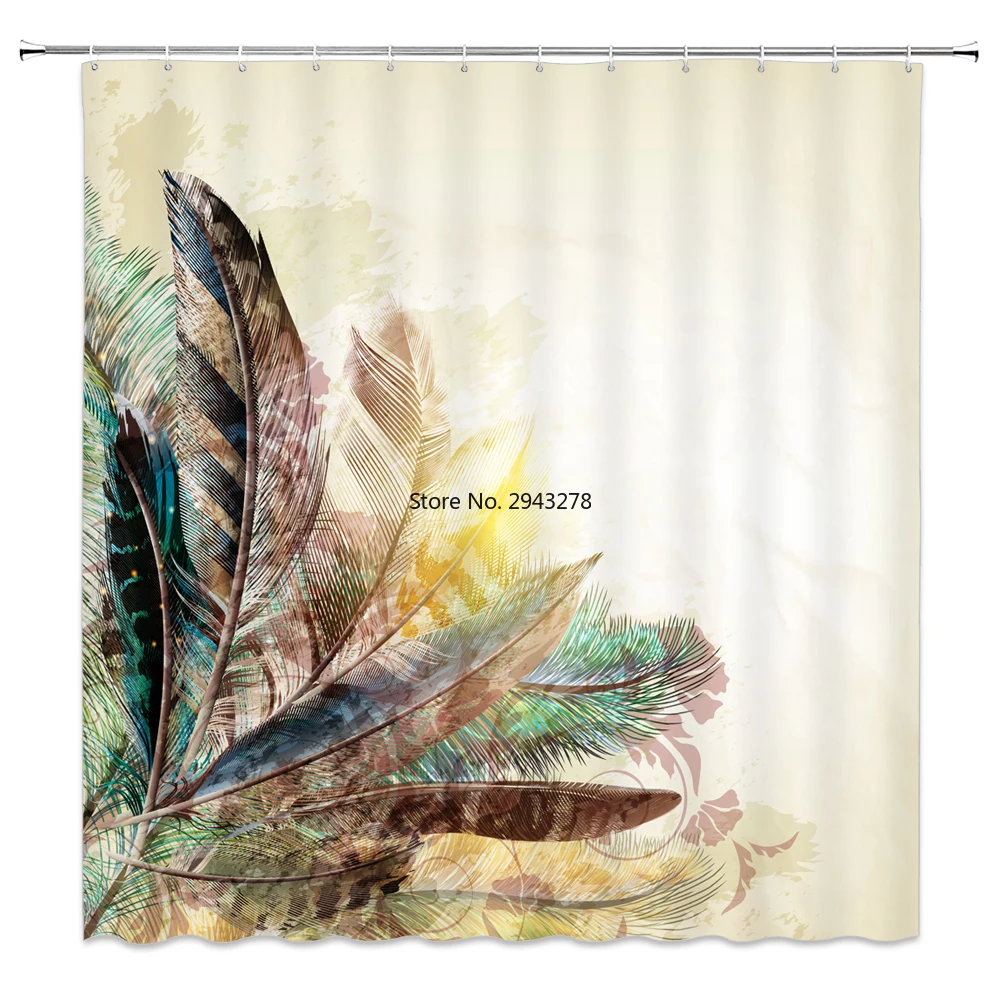 

Водонепроницаемая занавеска для ванной из полиэстера, 12 крючков