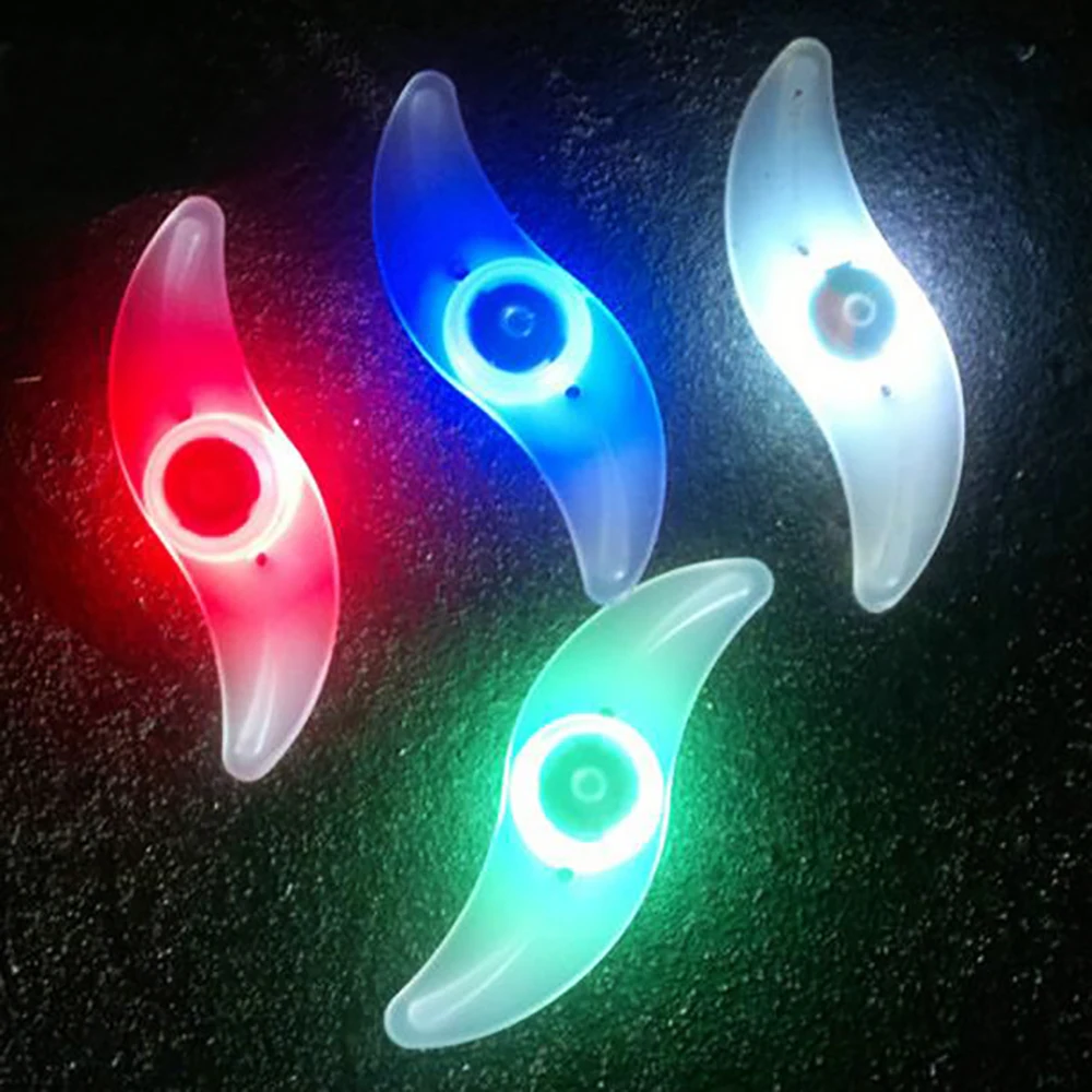 Силиконовая светодиодная подсветка на спицы велосипеда для колес аксессуары |