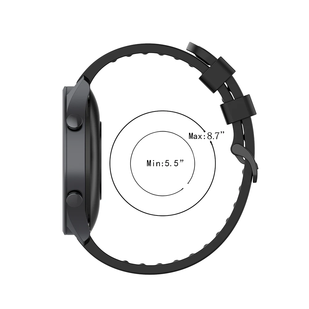 Ремешок силиконовый для Xiaomi Mi Watch сменный цветной браслет наручных часов