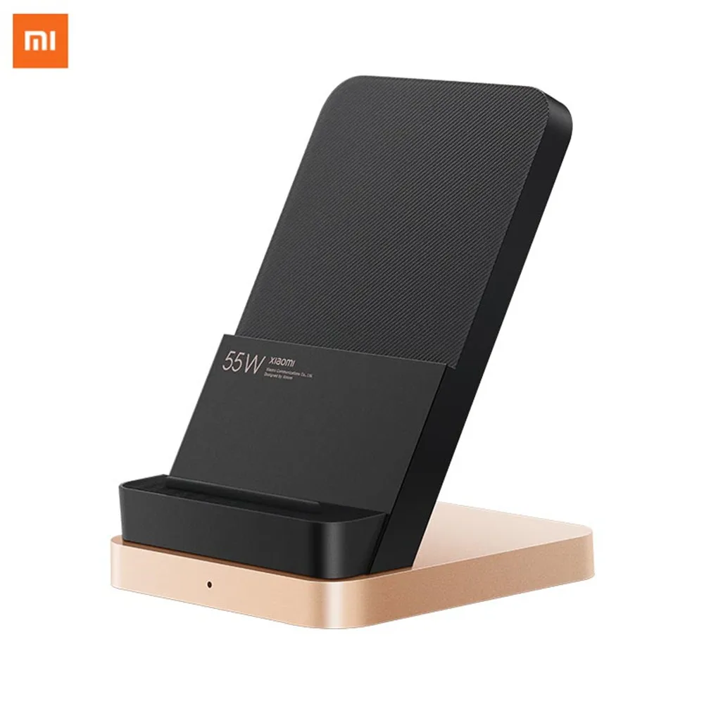 

Xiaomi Wireless Charger 55W Max Vertical Air-cooled Wireless Charging Support Fast Charger For Xiaomi 10 Ultra 10 11 9 Pro 5G