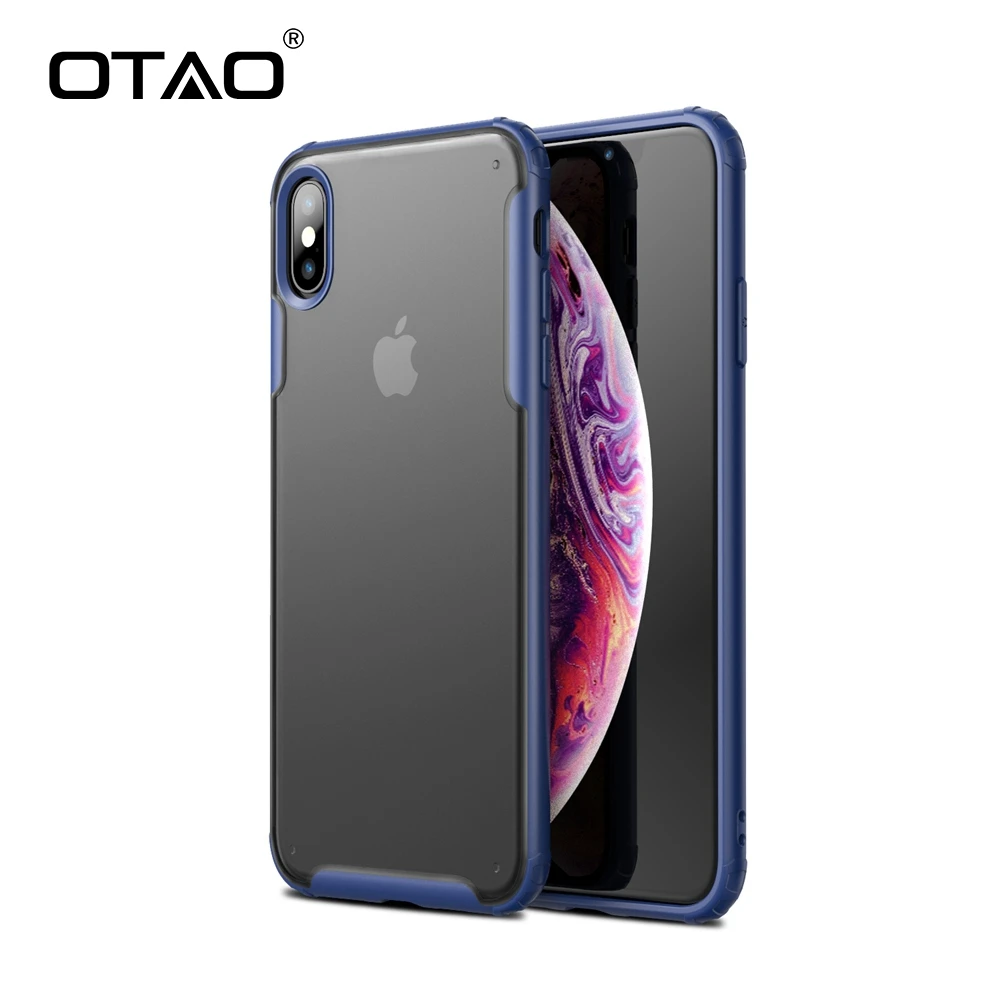 OTAO противоударный бронированный чехол для iPhone X XS MAX XR полный Чехол на 7 8 Plus 6 6s 7Plus 9