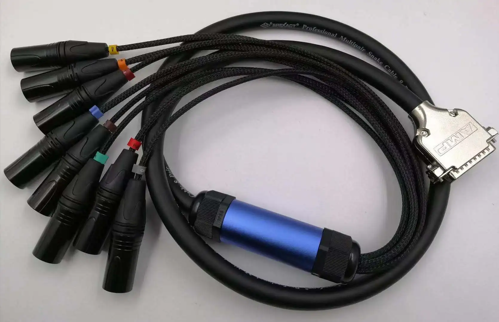 DB25 Male-to-XLR 8 Channel Cinema Audio Decoding Cable Analog Signal |