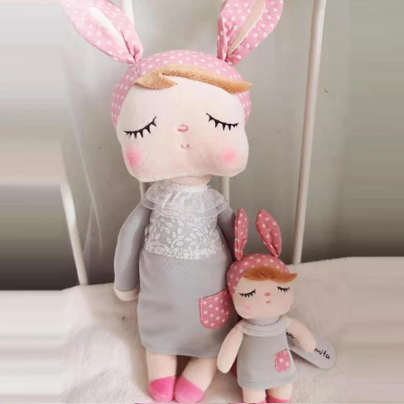 

2pcs Metoo angela big and small backpack Gift high quality Sweet Cute koala rabbit plush doll for kids panda bee poupee deer