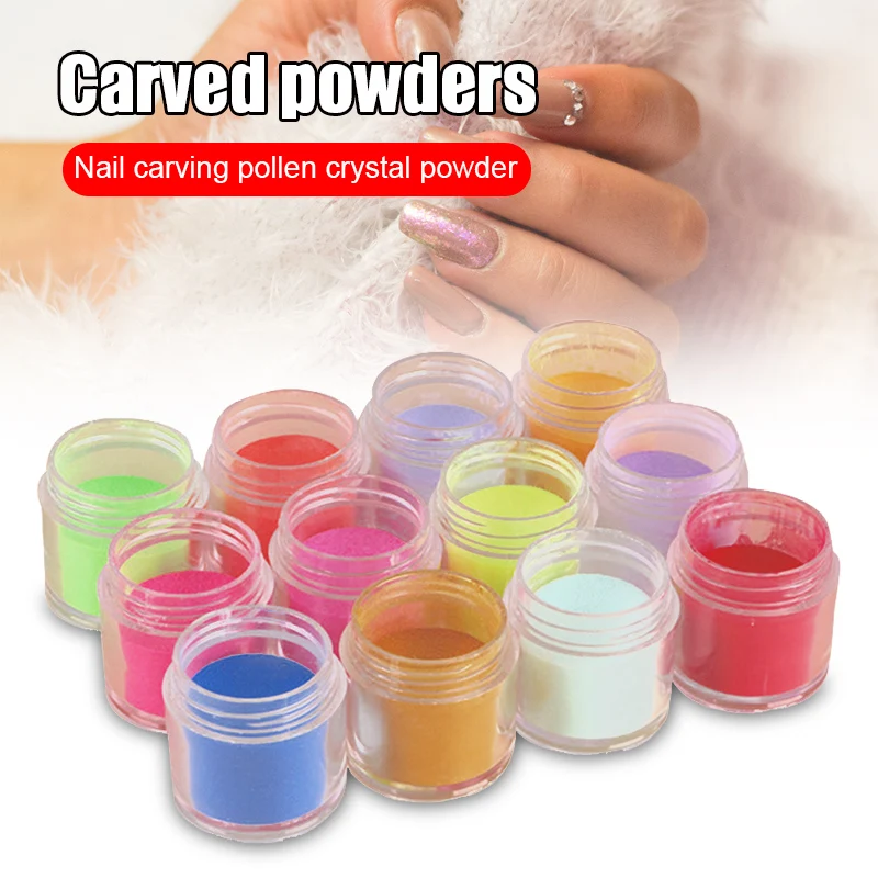 

Neon Pigment Crystal Powders for Nail Polish Nail Art Decoration Professional Nail Accessory MPwell