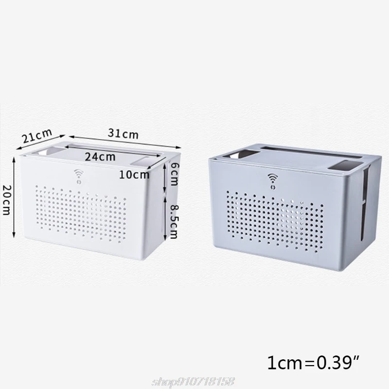 Двухслойная коробка для хранения беспроводного Wi Fi маршрутизатора настольный