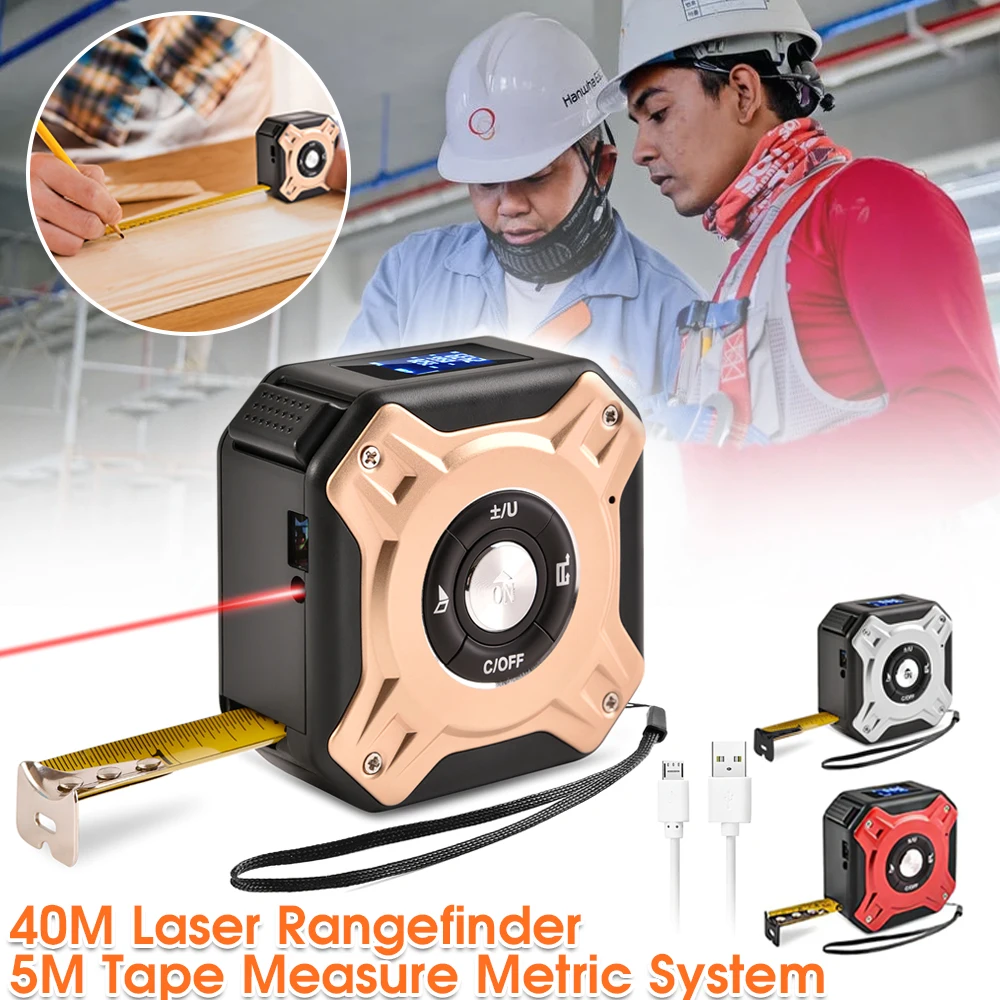 

5m Metric Tape Measure Retractable Percision Digital Retractable Laser Measuring Tools Percision Measuring Tools Adult Devices