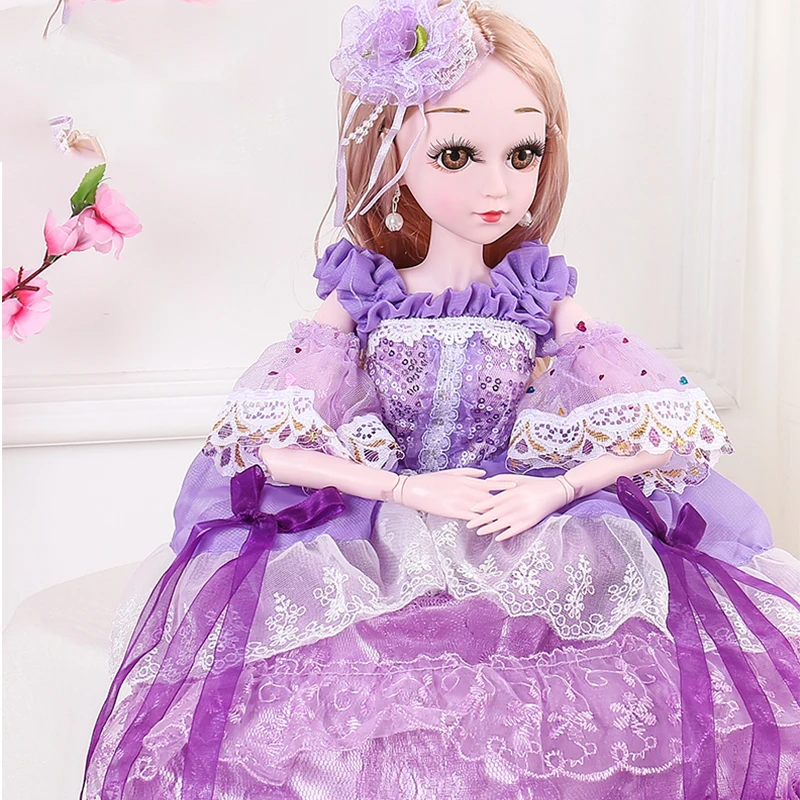 1 комплект, 60 см, BJD куклы, игрушки с одеждой, 3D глаза, свадебное платье для вечеринки, обувь для девочек, кукла, аксессуары, куклы, игрушки для девочек