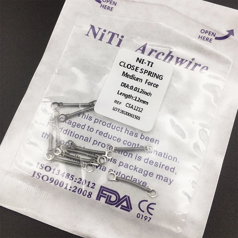 Стоматологические Ортодонтические Пружинные зубные пружины 10 шт./пакет |