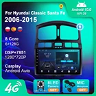 Мультимедийный плеер для Hyundai, автомагнитола 2 Din с GPS-навигацией, стерео, Wi-Fi, без DVD, для Hyundai Classic Santa Fe 2006-2015