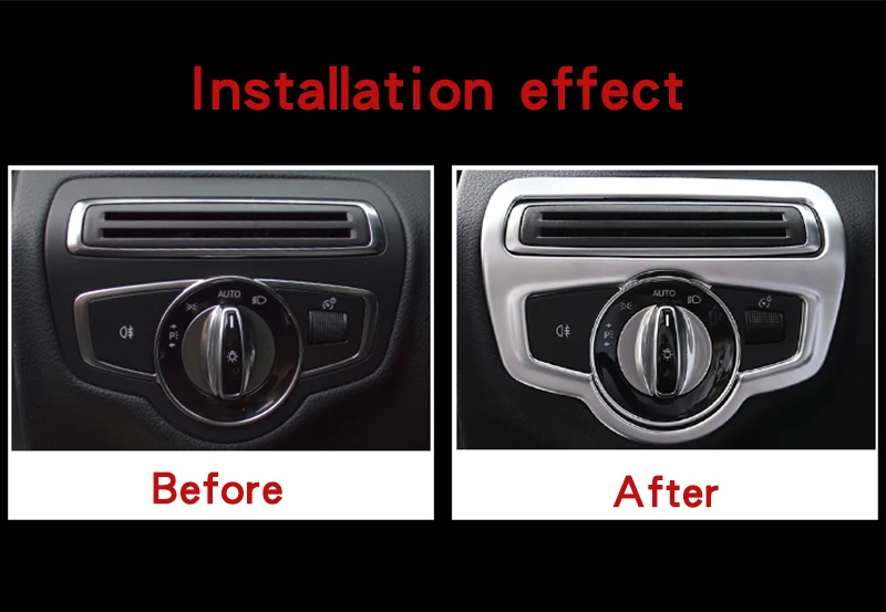 Eadlamp переключатель Накладка для Mercedes w205 amg/Внутренняя отделка c63 mercedes c Класс аксессуары w205 Mercedes glc x253/amg купе