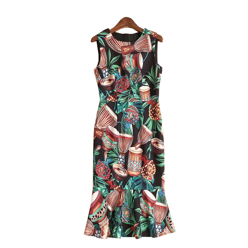 

JCHB 2021 New round neck waistcoat skirt of ladies' clothing in spring and summer of