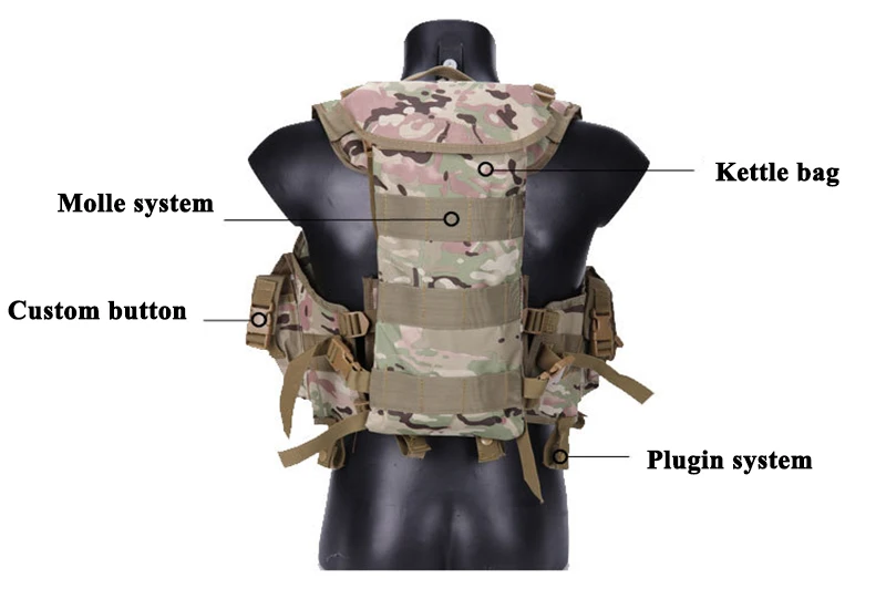 Тактическая Экипировка для мужчин t 97 Seal Molle жилет Мужская защитная одежда камуфляж охотничий жилет военный армейский боевой корпус Броня
