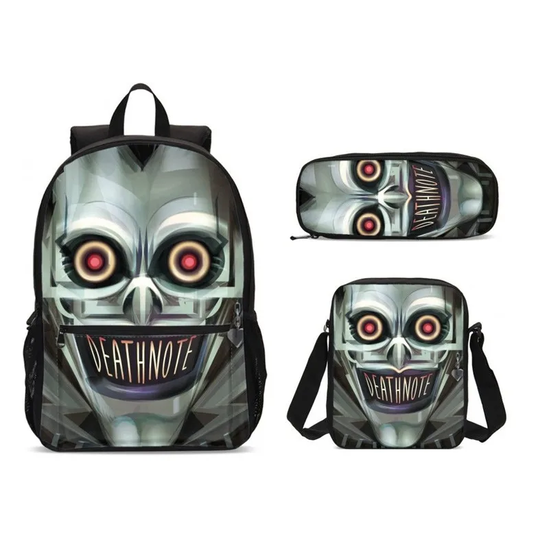 3 шт./компл. портфель школьные ранцы для мальчиков и девочек в стиле Харадзюку