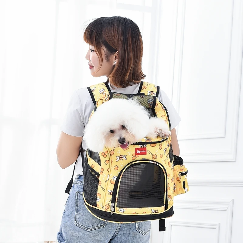 Роскошные дизайнерские сумки-переноски для маленьких собак уличный рюкзак на
