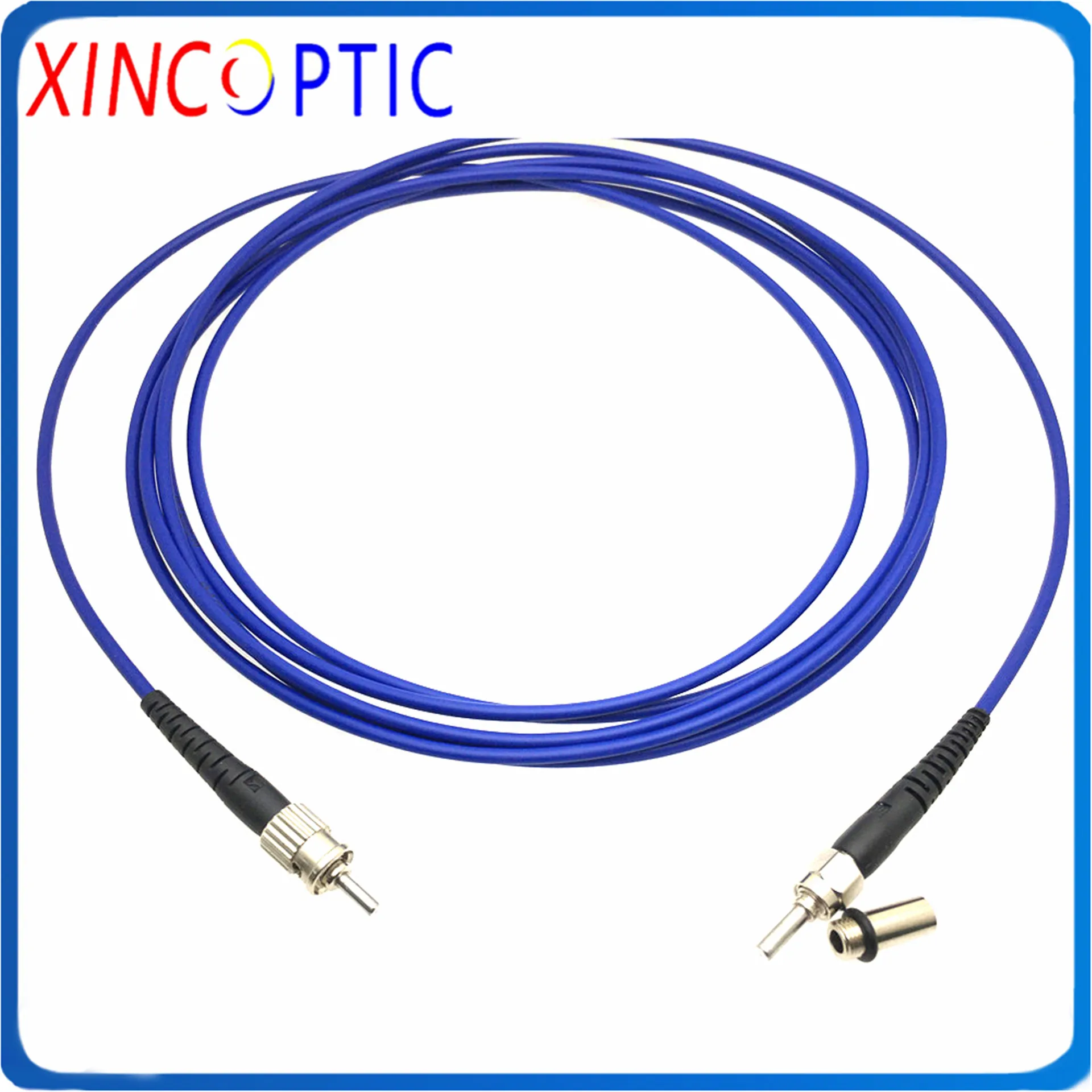 Многомодовый армированный оптоволоконный патч корд из чистого кремнезема 400 мкм