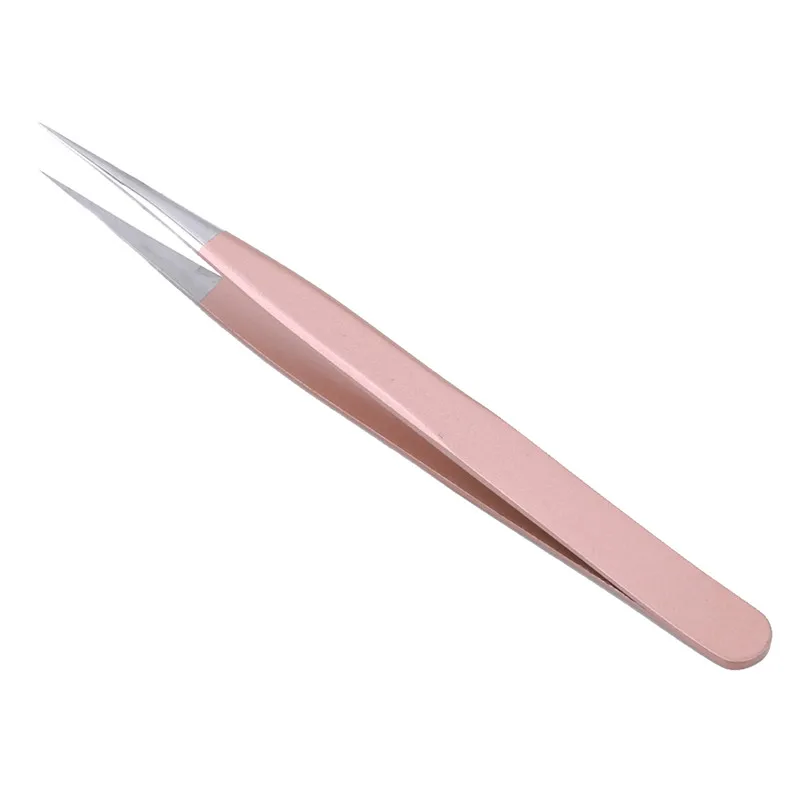 Локоть крест замок Реверсивные плоскогубцы розовое золото дизайн ногтей