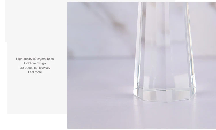 Скульптура из натурального агата с многоугольником K9 Хрустальная основа