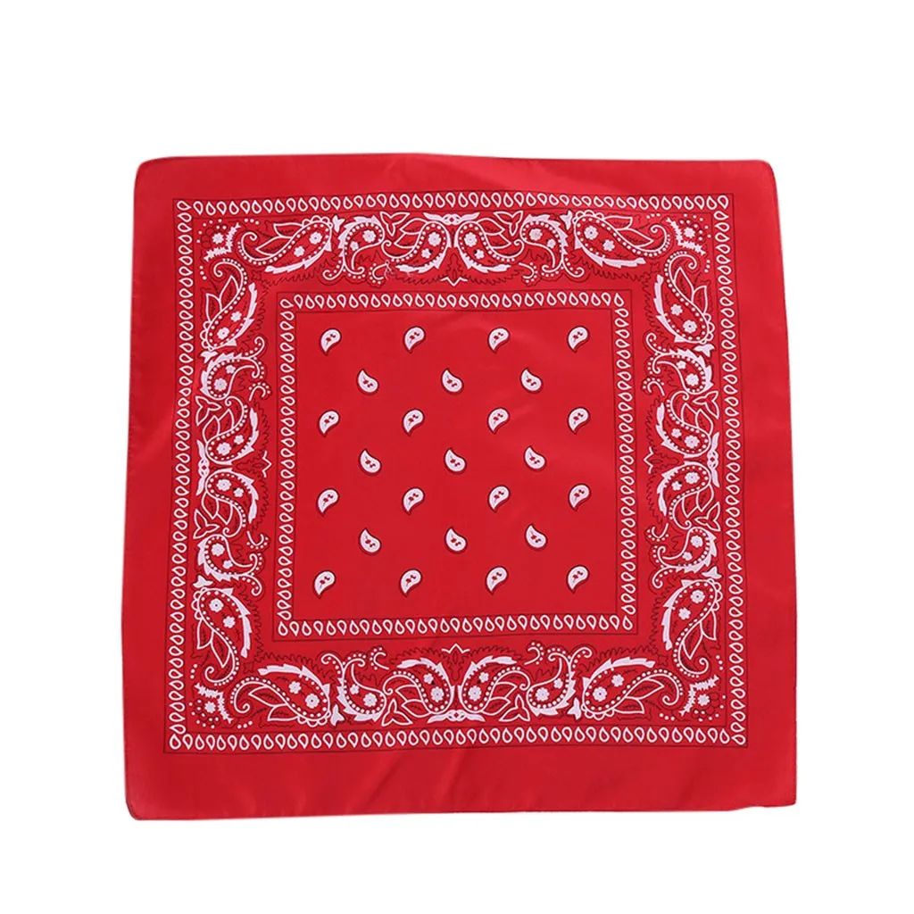 18 шт. всесезонный шарф унисекс с готическим узором бандана из принтованного