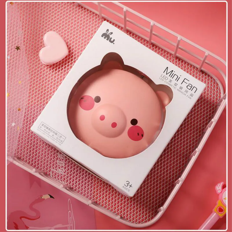 Светодиодный портативный светильник для зеркала макияжа креативный мультяшный